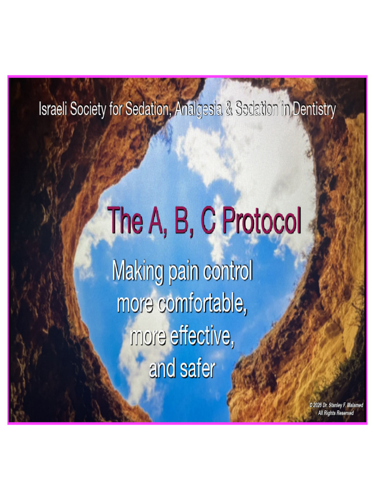 ISAAD ABC Protocol - All | PDF | Pain | Medical Specialties