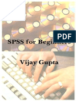 Spss for Beginners by Vijay Gupta
