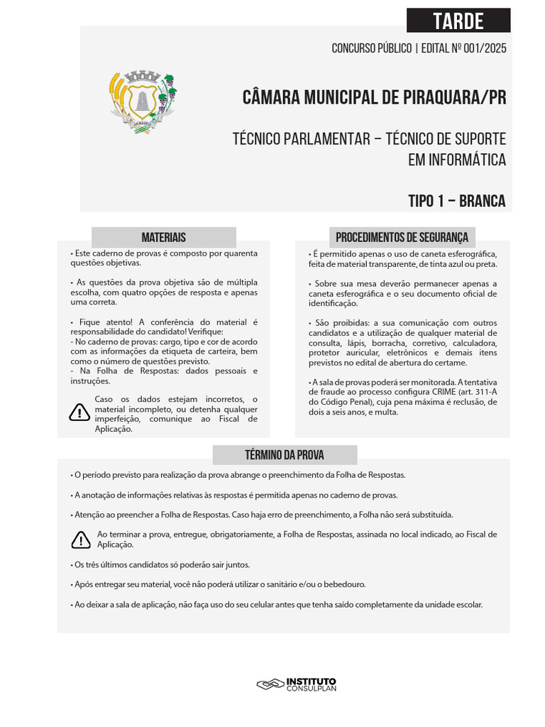 Prova Ti CMP | PDF