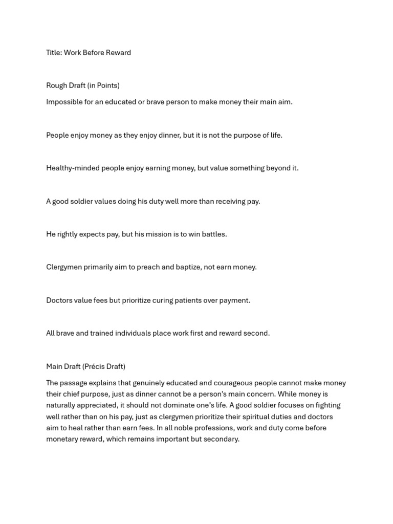 Precise Writing Format | PDF