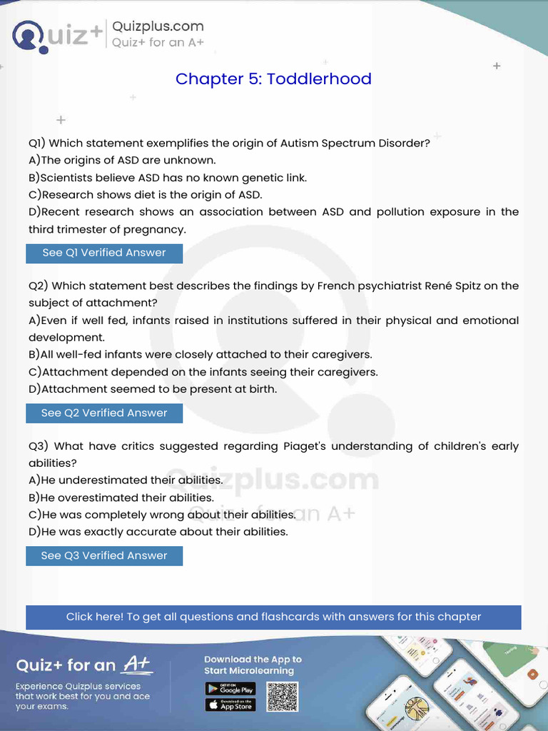 Which Statement Exemplifies The Origin of Autism Spectrum Disorder | PDF