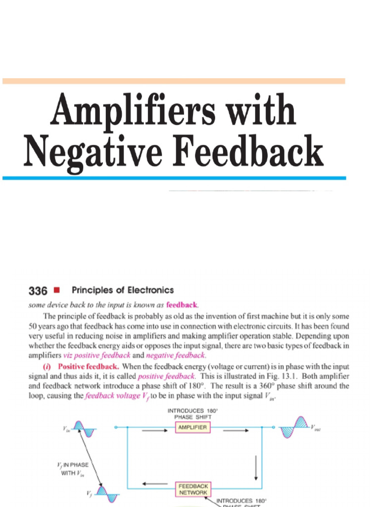 Feedback Amplifier | PDF