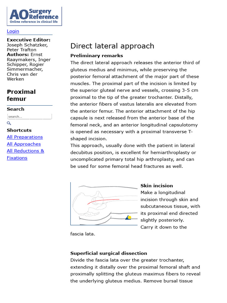 Direct Lateral Approach | PDF