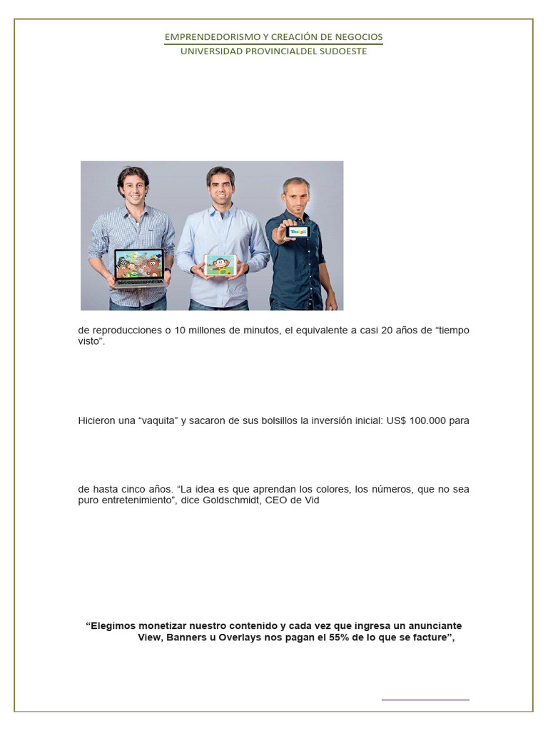Caso de Estudio - Toobys | PDF | Youtube | Multimedia