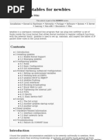 Howto Iptables For Dummies