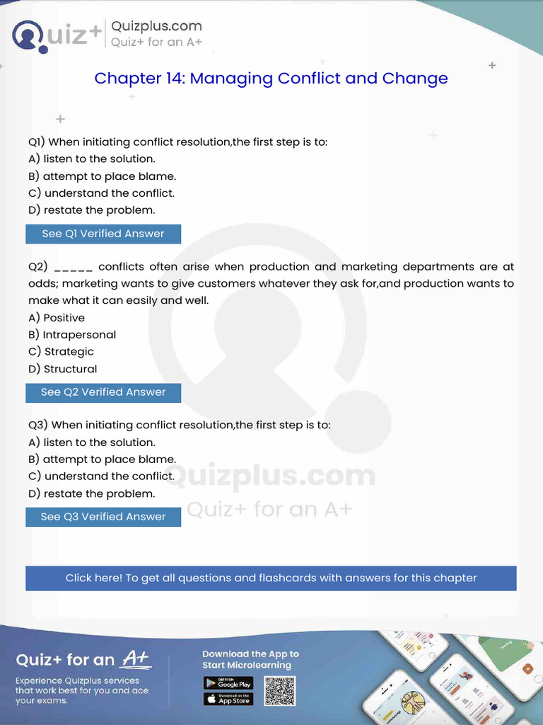 When Initiating Conflict Resolutionthe First Step Is To | PDF ...