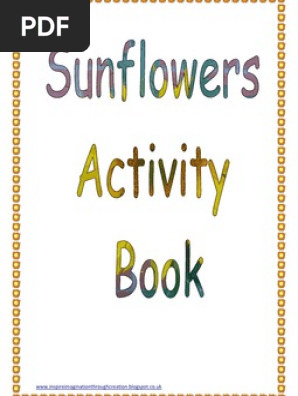 Sunflowers Activity Book
