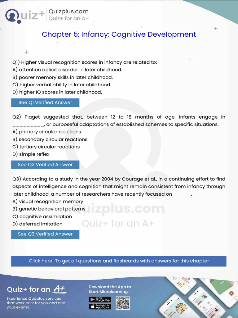 Higher Visual Recognition Scores in Infancy Are Related To | PDF