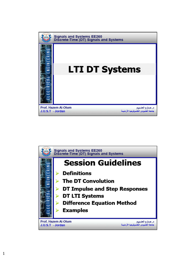 Std_session 17 - Lti Dt With Dtft | PDF