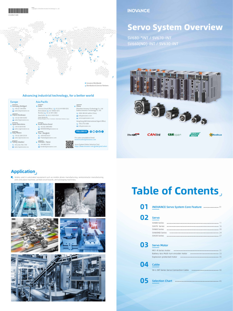 19120627-CY A00 Servo System Overview en 20260115 Web | PDF
