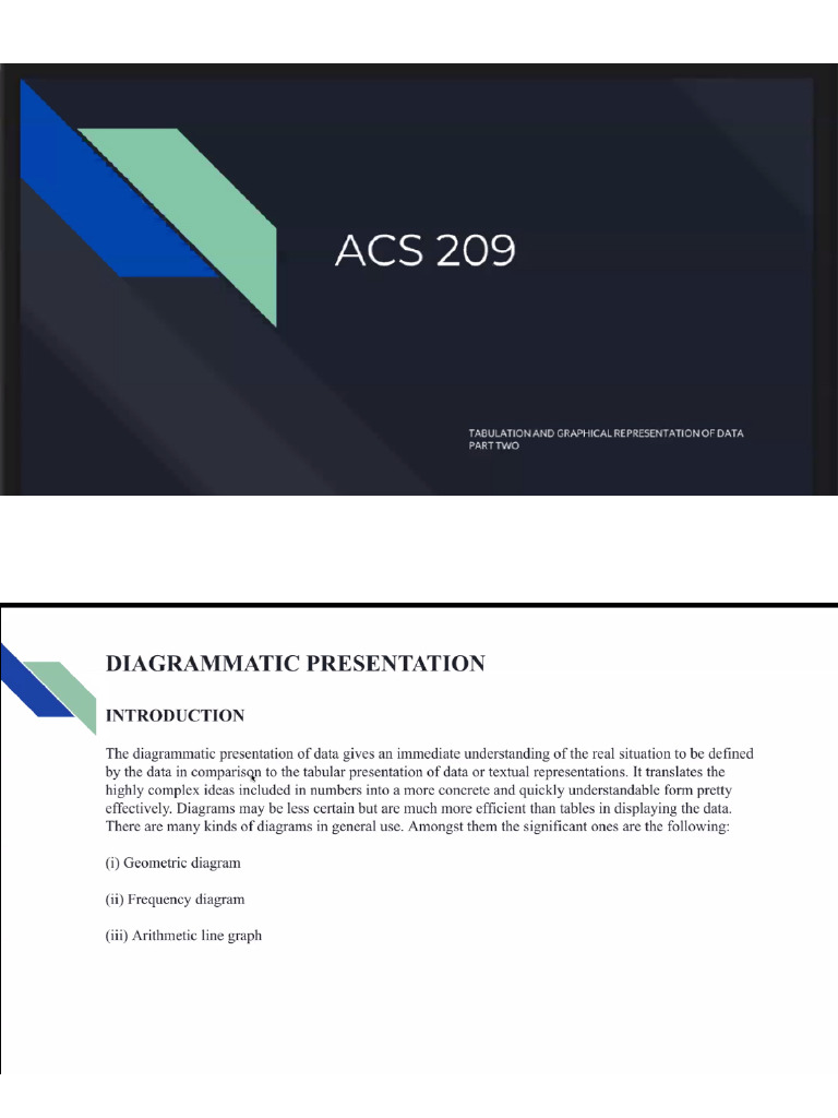 2ii.tabulation and Graphical Representation of Data(2) | PDF