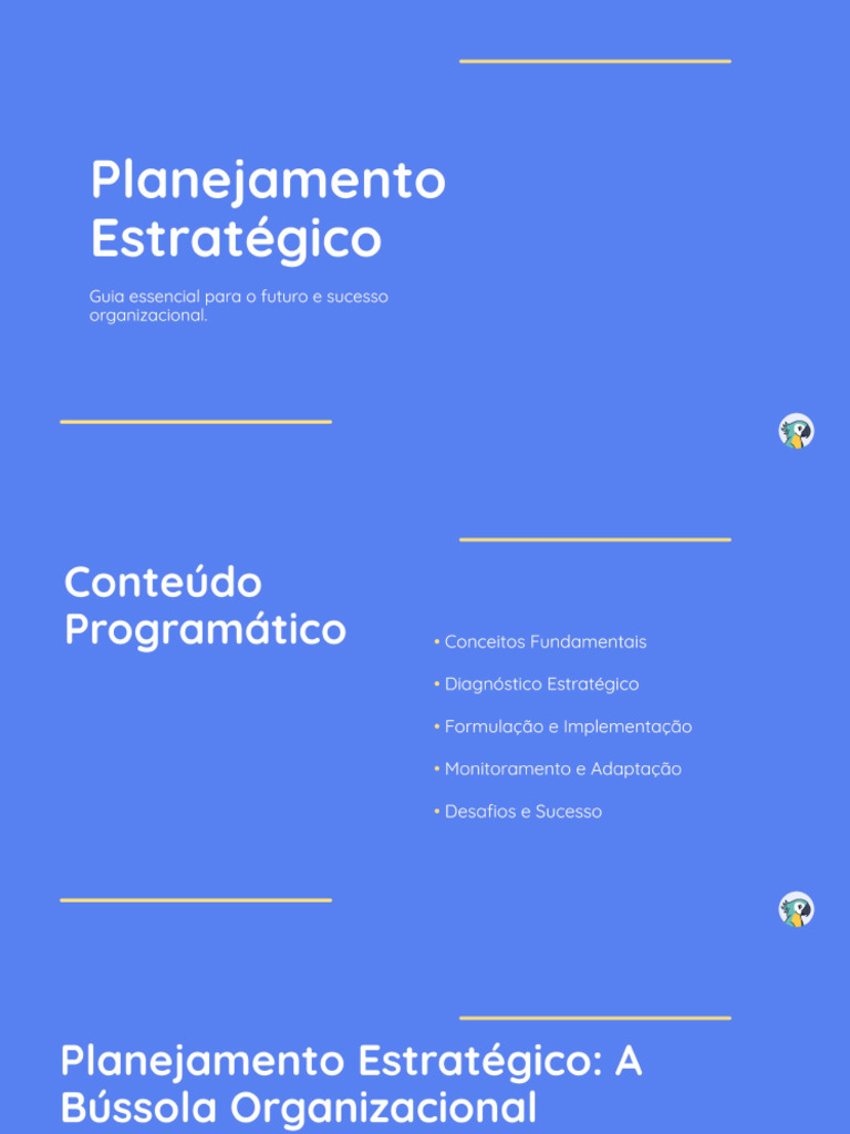 Planejamento Estratgico | PDF