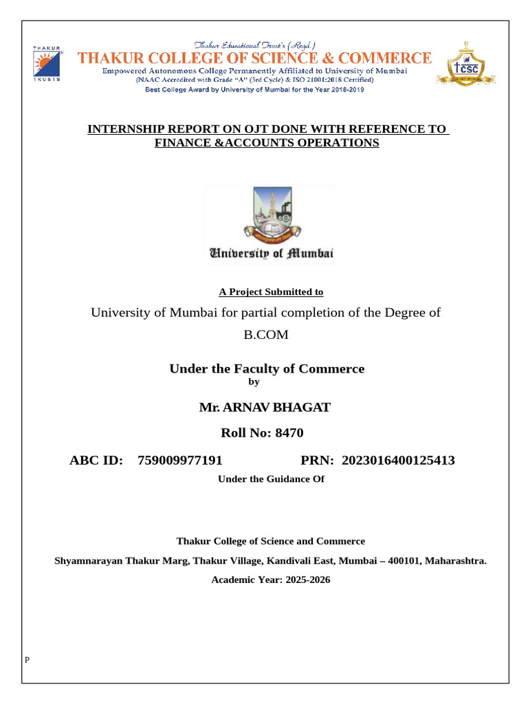 Ojt Project | PDF