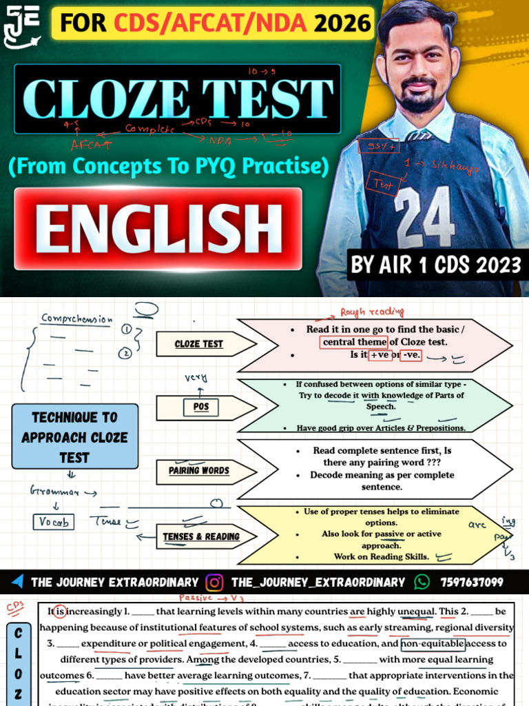 Cloze Test | PDF
