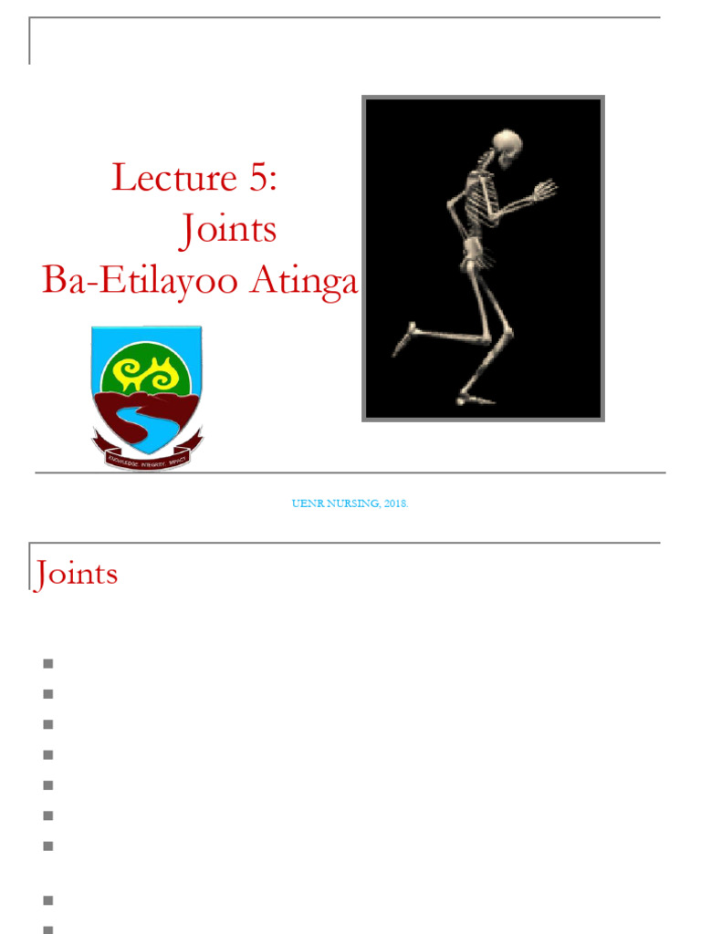 Joints | PDF