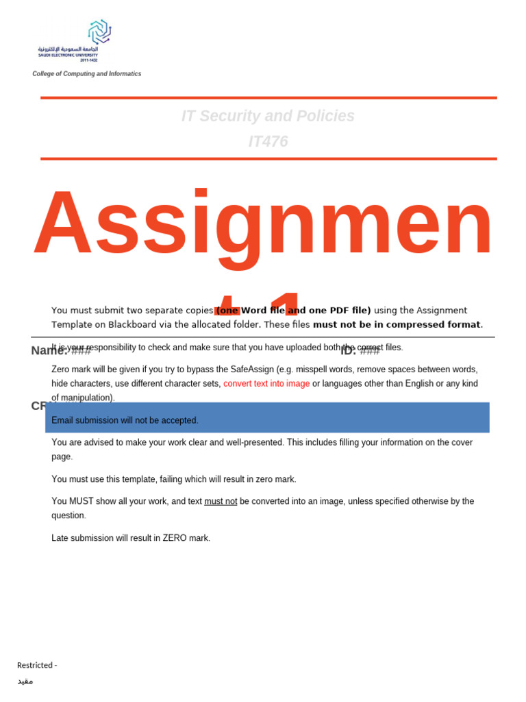 IT476 Assignment1 | PDF | Computer Security | Security