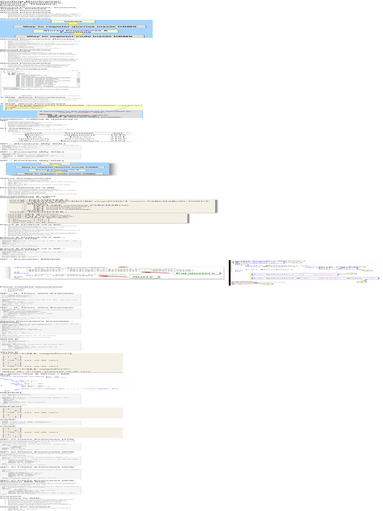 Stored Procedures, Cursors, Triggers, Indexes | PDF | Parameter ...