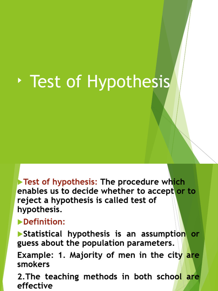 Unit4-Test of Hypothesis | PDF | Type I And Type Ii Errors ...