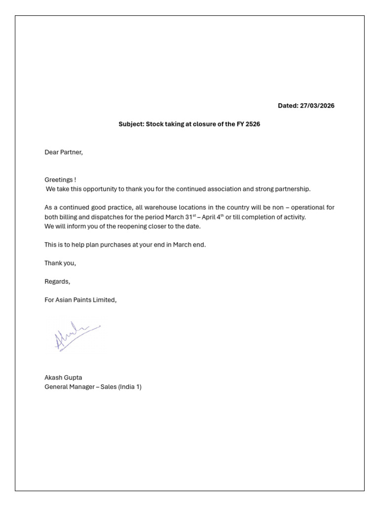 Ind_1_Letter of Comunication for Stock Taking Apr'26_Dealer ...