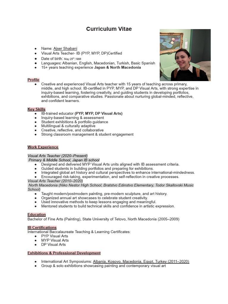 Updated CV | PDF