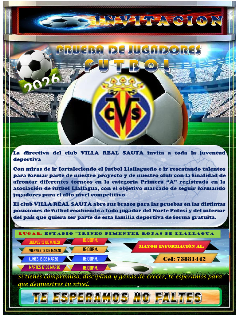 Club Villa Real Sauta | PDF
