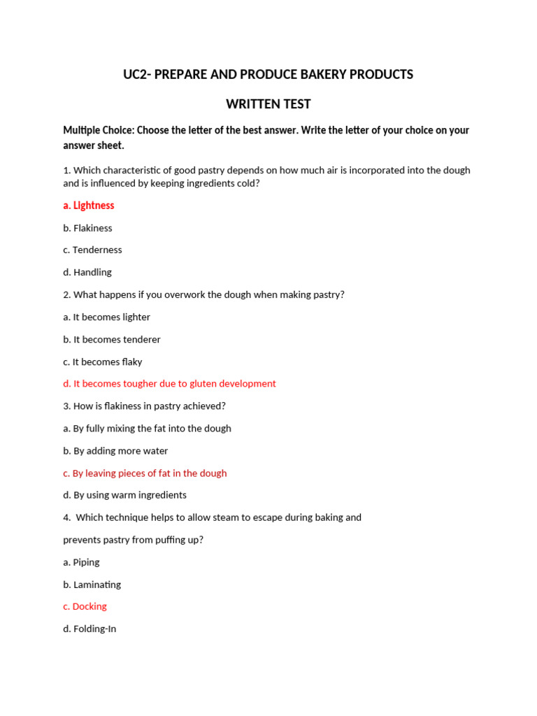 Uc2 Written Test | PDF