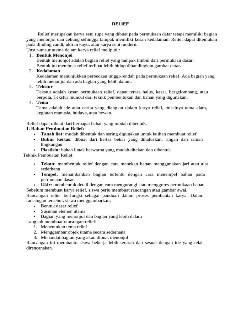 Relief | PDF