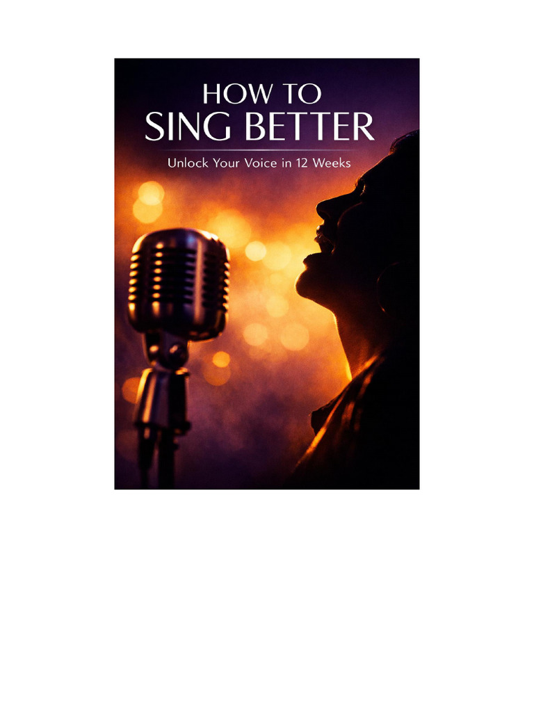 How To Sing Better | PDF | Human Voice | Vocal Pedagogy