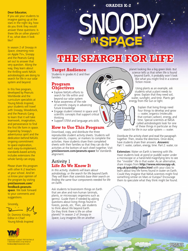 Snoopy 1 | PDF | Astrobiology | Rover (Space Exploration)
