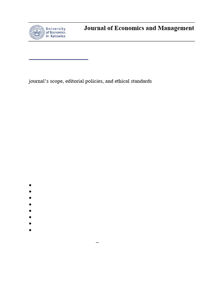 JEM Types of Manuscripts | PDF | Systematic Review | Methodology