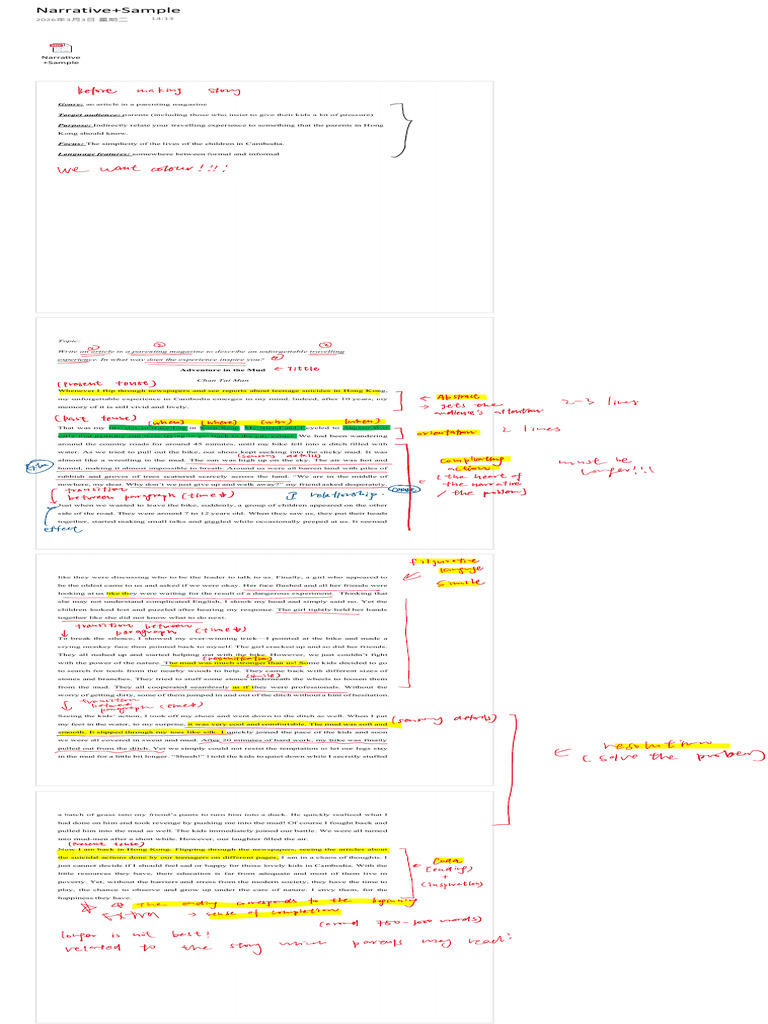 Narrative Sample | PDF