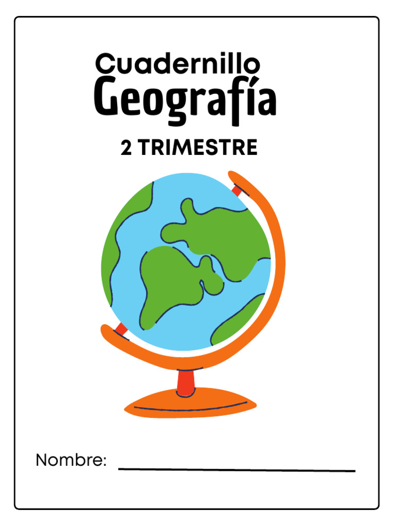 Cuadernillo GEOGRAFÍA - 2T | PDF