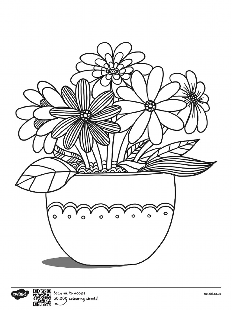 T T 26967 Plants and Growth Themed Mindfulness Colouring Sheets Ver 2 | PDF