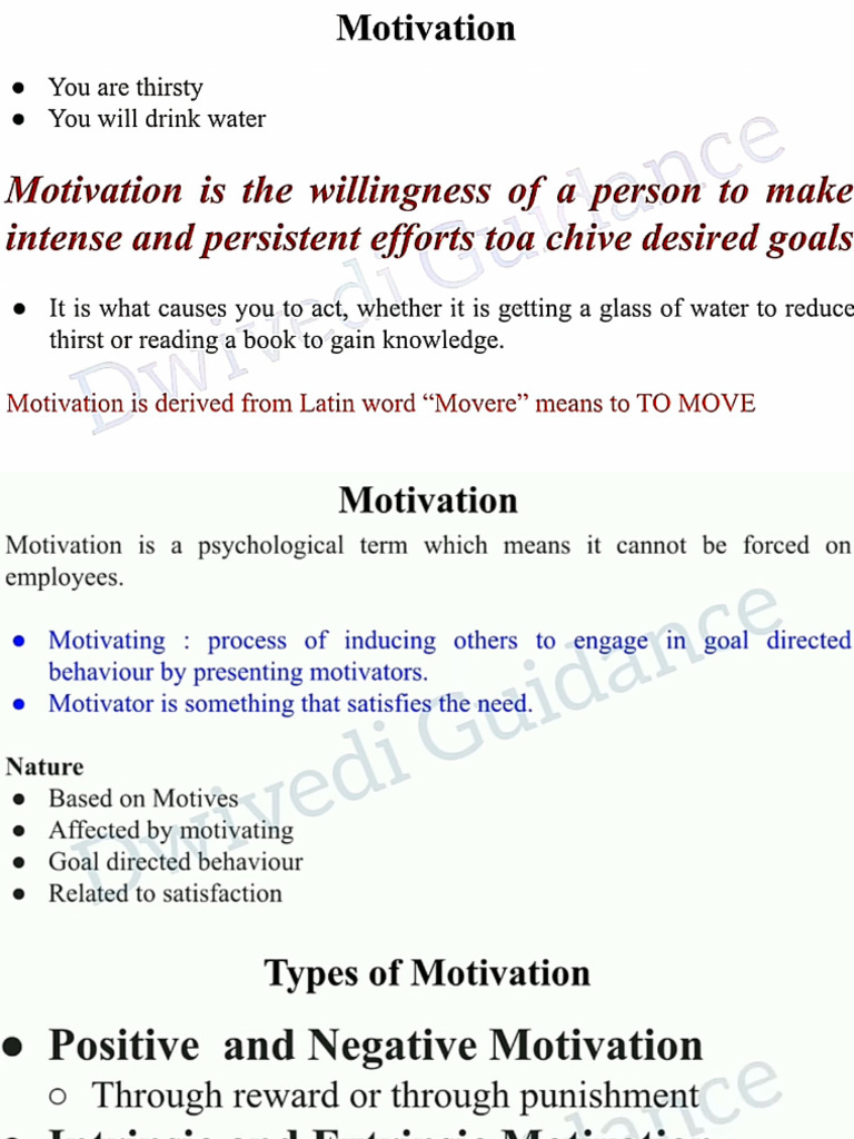 Motivation | PDF