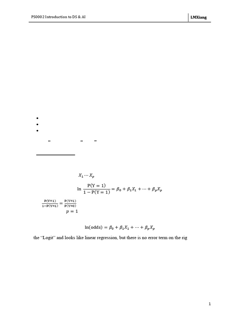 Tutorial 7 Notes | PDF