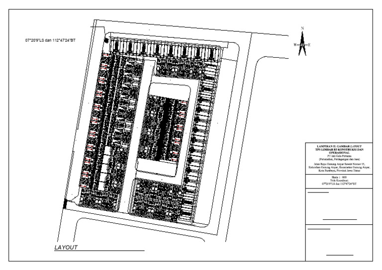 Gambar Layout TPS LB3 PT Inti Gala | PDF