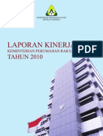 Download LAPORAN KINERJA KEMENTERIAN PERUMAHAN RAKYAT TAHUN 2010 by Oswar Mungkasa SN101989864 doc pdf