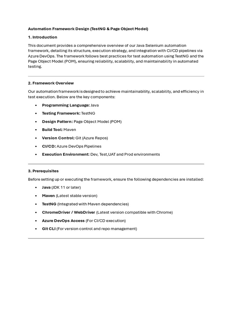 Automation Framework Review | PDF | Software Testing | Selenium (Software)