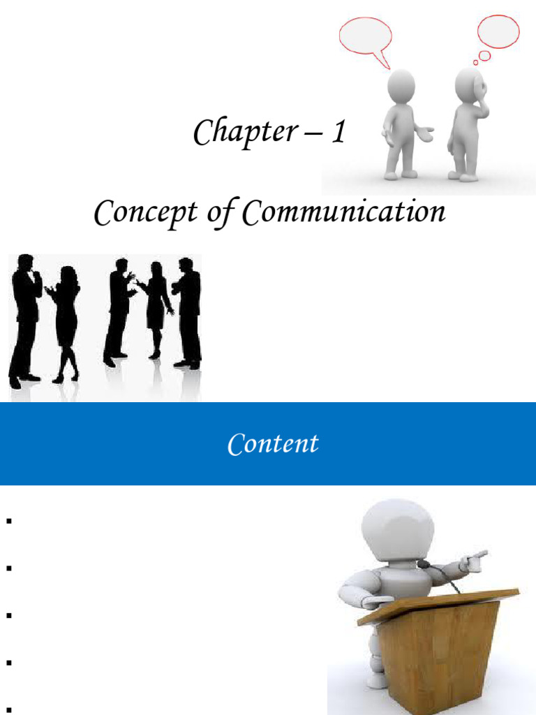 CH 1 Concept of Communication | PDF | Communication | Nonverbal ...