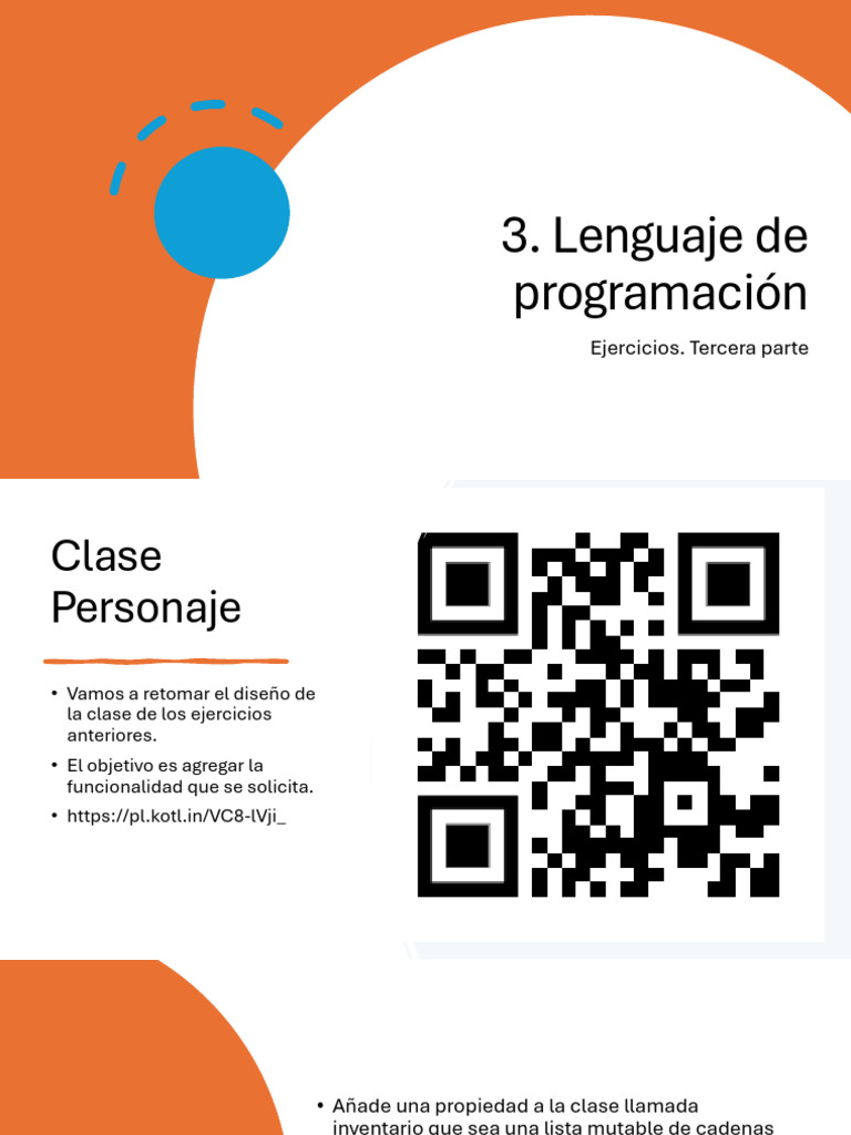 Ejercicios de Lenguaje de Programación 3 | PDF