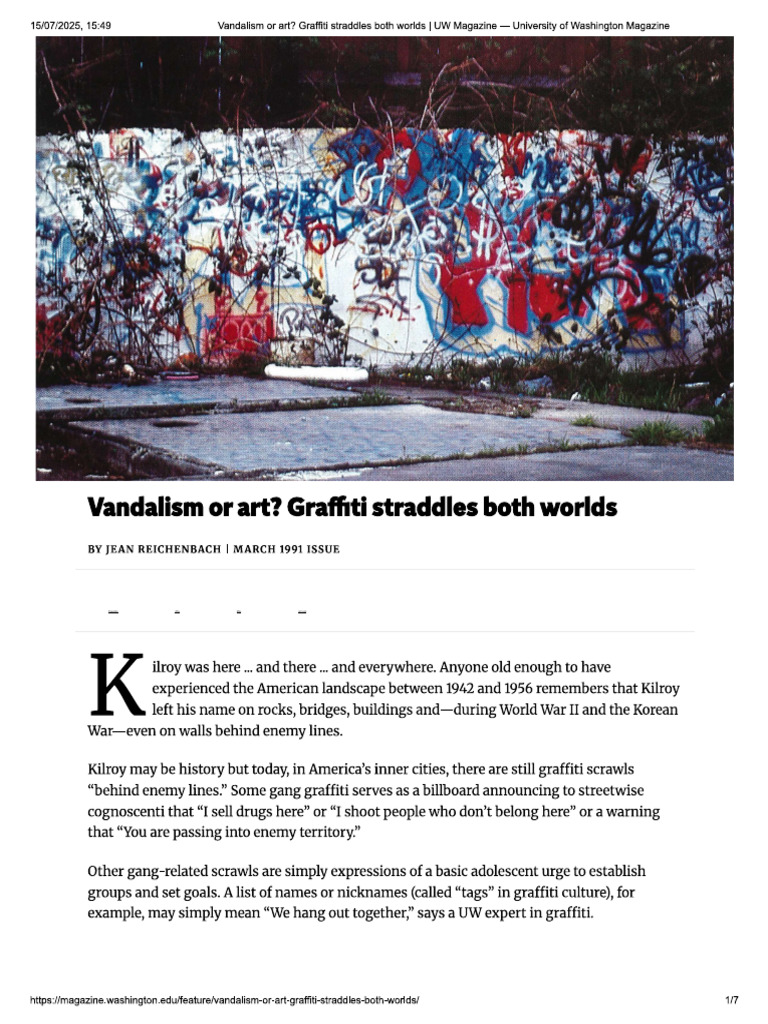 Grafitti Straddles Both Worlds | PDF