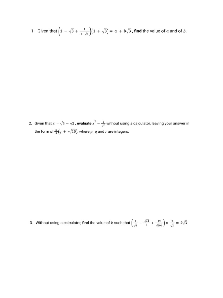 Math I | PDF