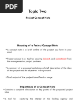 Guide to Writing a Concept Note | PDF