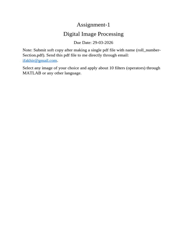Assignment1 2026 DIP | PDF