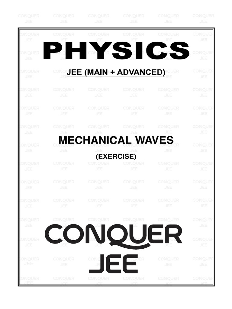 02 Mechanical Waves Exercise | PDF