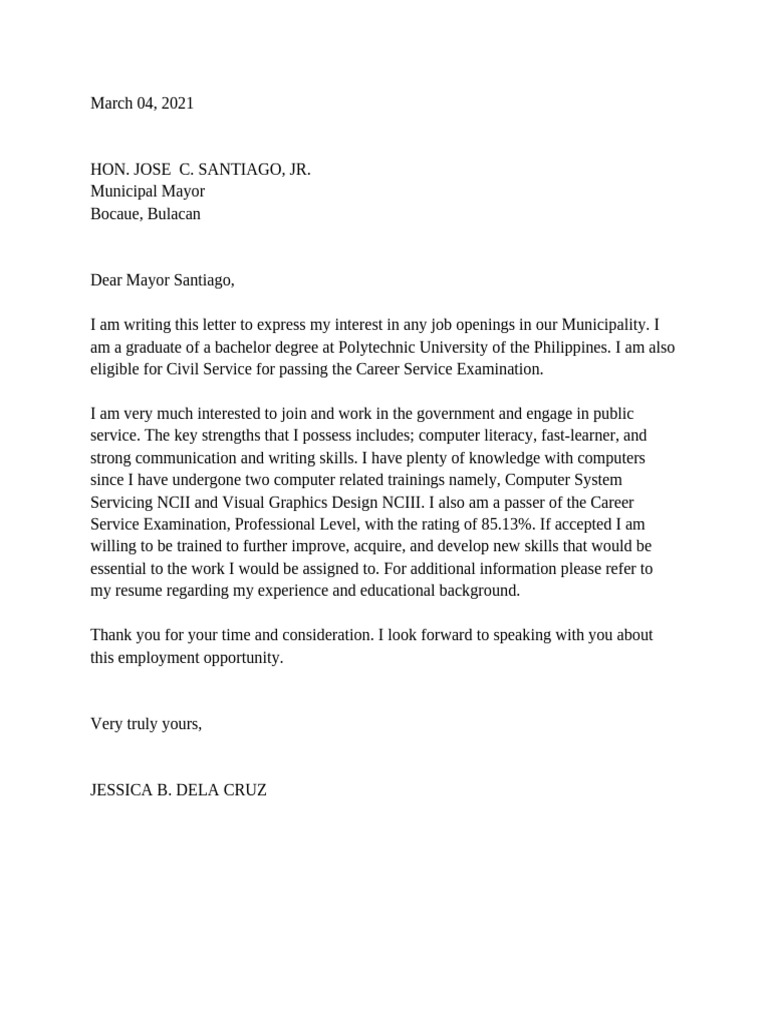 Intent Letter | PDF