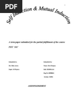 A Term Paper Submitted For The Partial Fulfillment of The Course PHY 101'