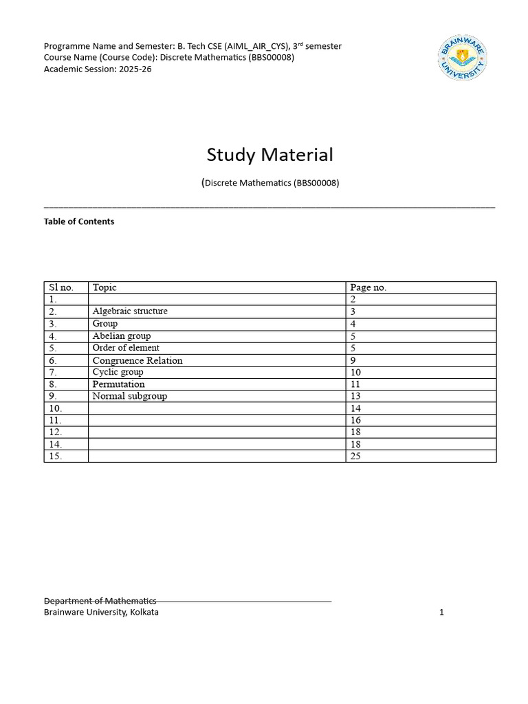 Algebraic Structure and Morphism | PDF | Group (Mathematics) | Ring ...