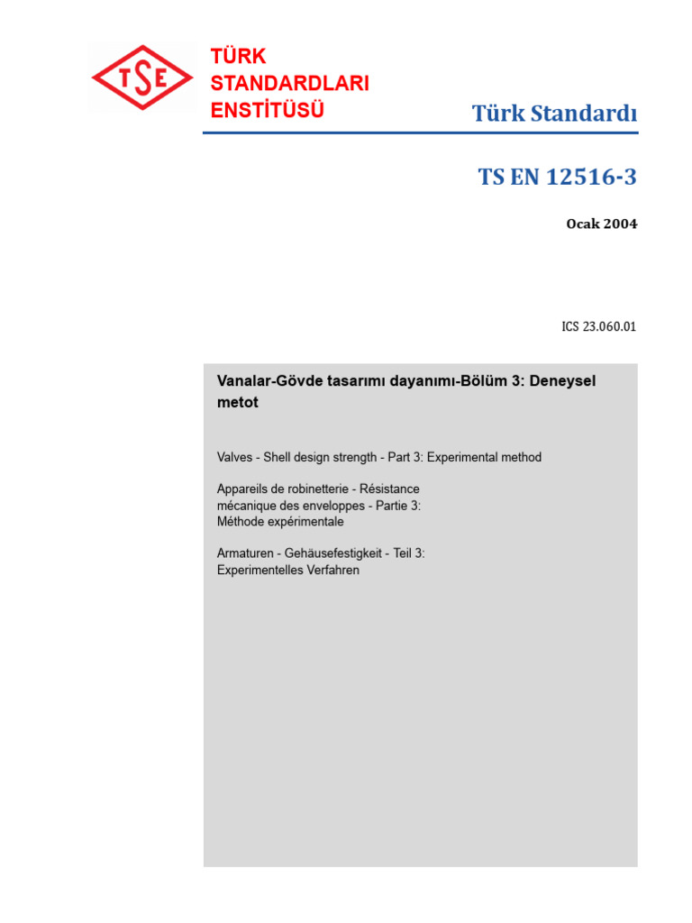 TS en 12516 3 | PDF