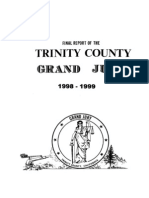 Trinity County 1998-99 Grand Jury, Final Report